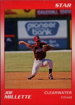 1990 Star Clearwater Phillies #16 Joe Millette Front