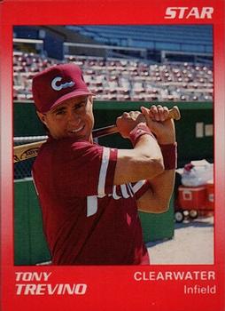 1990 Star Clearwater Phillies #22 Tony Trevino Front