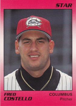 1990 Star Columbus Mudcats #8 Fred Costello Front