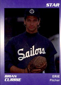 1990 Star Erie Sailors #4 Brian Currie Front