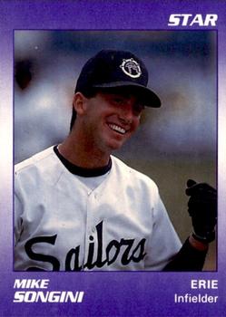 1990 Star Erie Sailors #24 Mike Songini Front