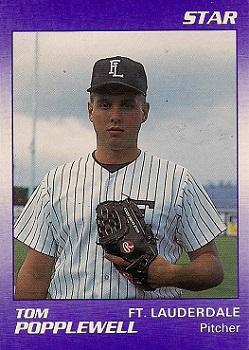1990 Star Ft. Lauderdale Yankees #18 Tom Popplewell Front