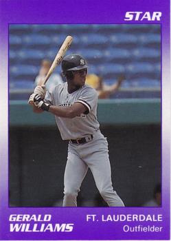 1990 Star Ft. Lauderdale Yankees #22 Gerald Williams Front