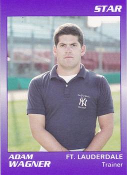 1990 Star Ft. Lauderdale Yankees #27 Adam Wagner Front