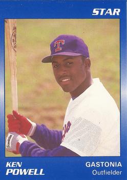 1990 Star Gastonia Rangers #18 Ken Powell Front