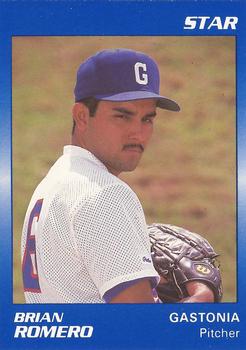 1990 Star Gastonia Rangers #20 Brian Romero Front