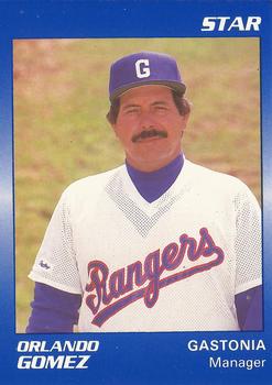 1990 Star Gastonia Rangers #26 Orlando Gomez Front