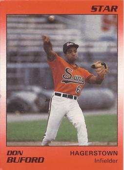1990 Star Hagerstown Suns #3 Don Buford Jr. Front