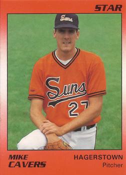 1990 Star Hagerstown Suns #5 Mike Cavers Front