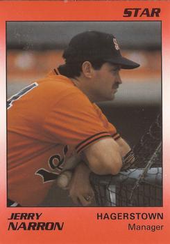1990 Star Hagerstown Suns #26 Jerry Narron Front