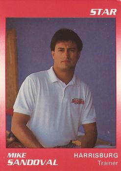 1990 Star Harrisburg Senators #25 Mike Sandoval Front