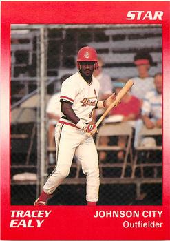 1990 Star Johnson City Cardinals #10 Tracey Ealy Front