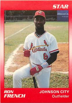 1990 Star Johnson City Cardinals #12 Ron French Front