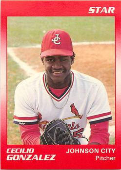 1990 Star Johnson City Cardinals #13 Cecilio Gonzalez Front