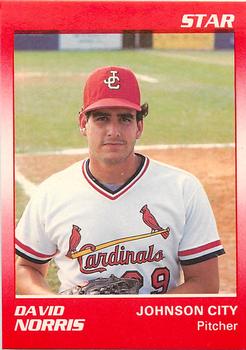 1990 Star Johnson City Cardinals #19 David Norris Front