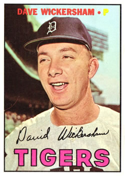 1967 Topps #112 Dave Wickersham Front