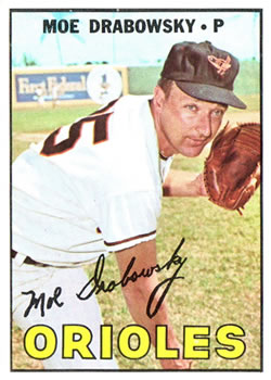 1967 Topps #125 Moe Drabowsky Front