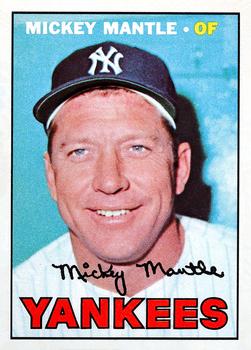 1967 Topps #150 Mickey Mantle Front