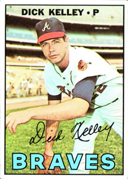 1967 Topps #138 Dick Kelley Front
