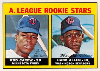 1967 Topps #569 A. League Rookie Stars (Rod Carew / Hank Allen) Front