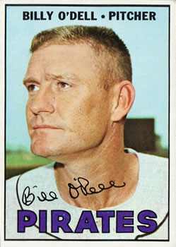 1967 Topps #162 Billy O'Dell Front