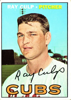 1967 Topps #168 Ray Culp Front