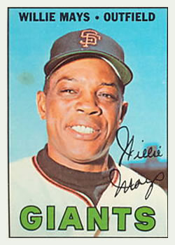 1967 Topps #200 Willie Mays Front