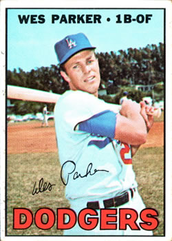 1967 Topps #218 Wes Parker Front