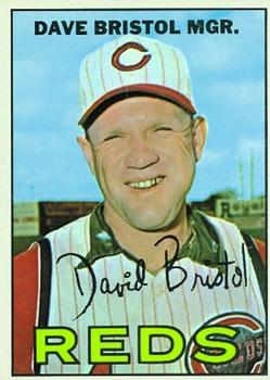 1967 Topps #21 Dave Bristol Front