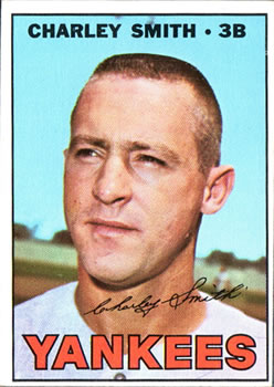 1967 Topps #257 Charley Smith Front