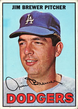1967 Topps #31 Jim Brewer Front