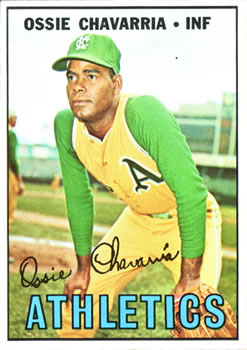 1967 Topps #344 Ossie Chavarria Front
