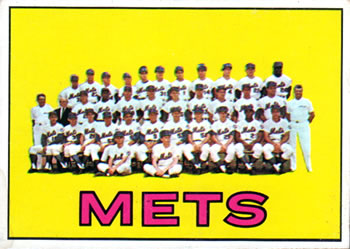 1967 Topps #42 New York Mets Front