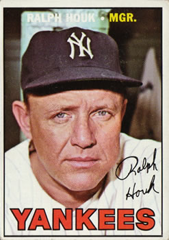 1967 Topps #468 Ralph Houk Front
