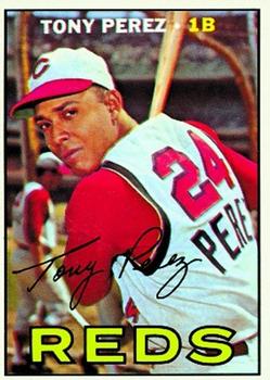 1967 Topps #476 Tony Perez Front