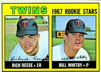 1967 Topps #486 Twins 1967 Rookie Stars (Rich Reese / Bill Whitby) Front