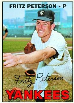1967 Topps #495 Fritz Peterson Front