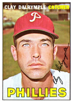 1967 Topps #53 Clay Dalrymple Front