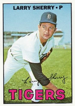 1967 Topps #571 Larry Sherry Front