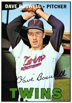 1967 Topps #575 Dave Boswell Front