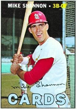 1967 Topps #605 Mike Shannon Front