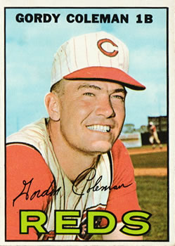 1967 Topps #61 Gordy Coleman Front
