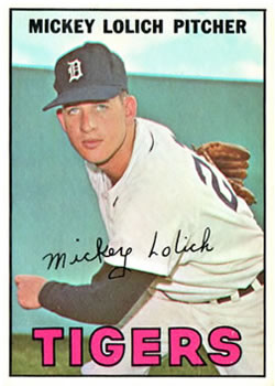 1967 Topps #88 Mickey Lolich Front