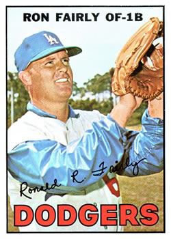 1967 Topps #94 Ron Fairly Front