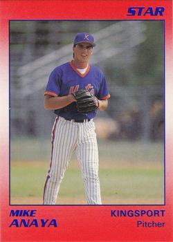 1990 Star Kingsport Mets #1 Mike Anaya Front