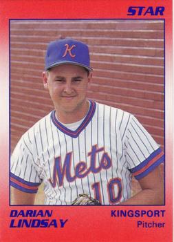 1990 Star Kingsport Mets #14 Darian Lindsay Front