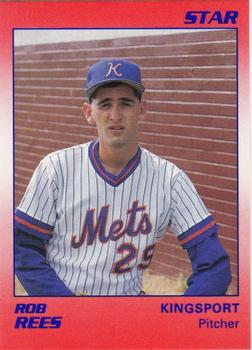 1990 Star Kingsport Mets #20 Rob Rees Front