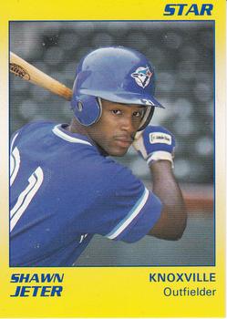 1990 Star Knoxville Blue Jays #6 Shawn Jeter Front