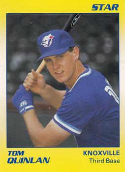 1990 Star Knoxville Blue Jays #14 Tom Quinlan Front
