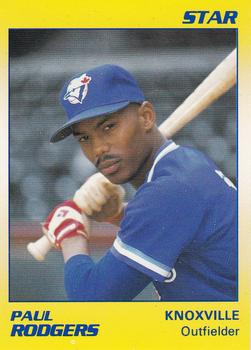 1990 Star Knoxville Blue Jays #15 Paul Rodgers Front